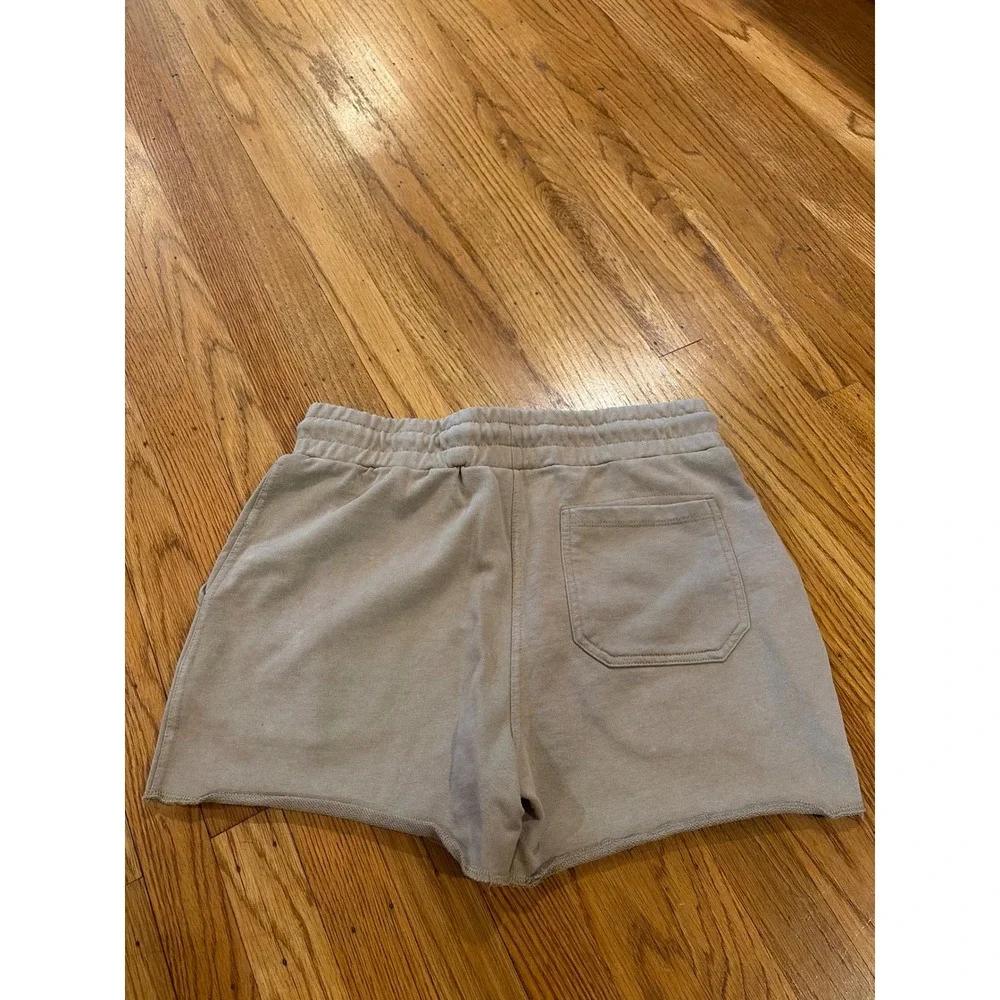 YoungLA Immortal Club Athletics Shorts Tan Taupe French Terry Mens Medium